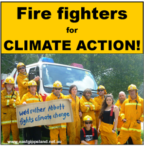 firefighters for  climate action