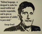 text Orwell on&nbsp;lies