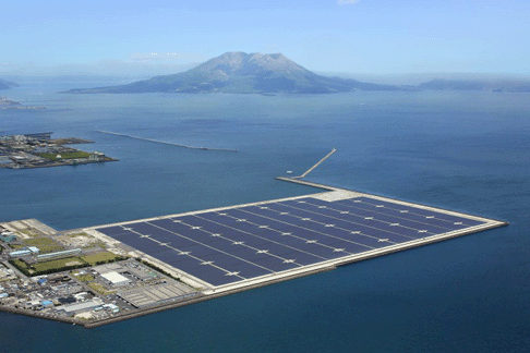 solar floating Kagoshima Nanasujima