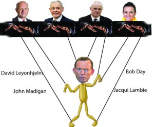 Senators control Abbott