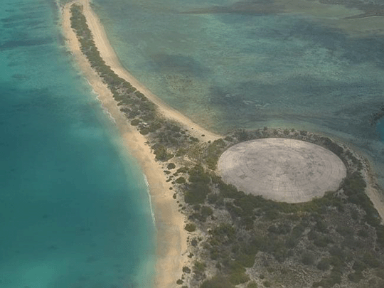 waste dome Enewetak Atoll