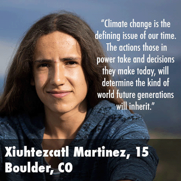 climate young protestor