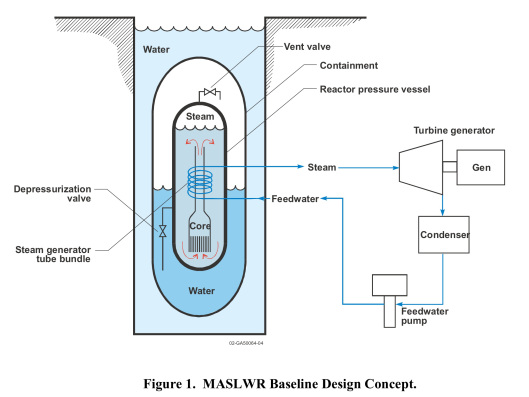 MULTI-APPLICATION, SMALL, LIGHT WATER REACTOR (MASLWR) INEEL/EXT-04-01626 now known as NuScale