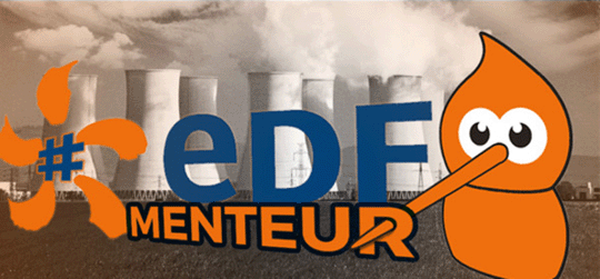 Poster EDF menteur