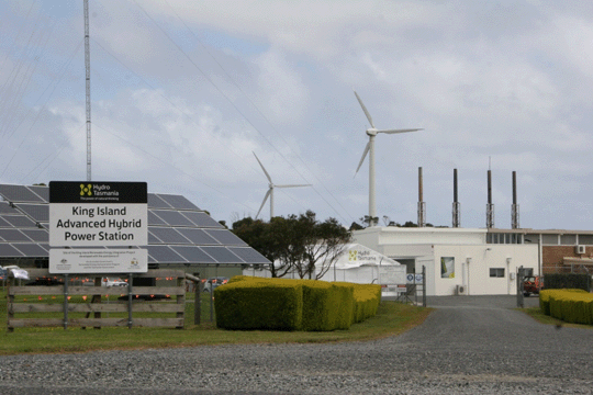 King Island hybrid power