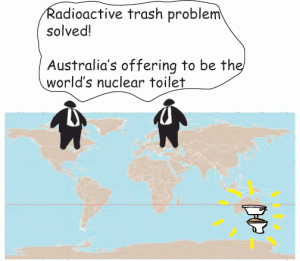 Australia nuclear toilet