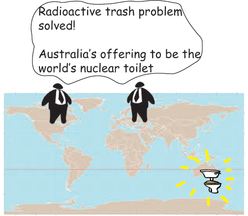 Australia nuclear toilet