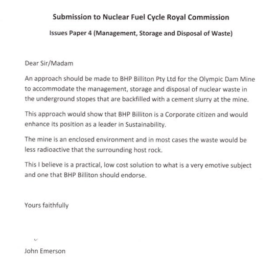 Pro nuke Sub John Emerson