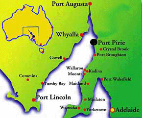 Map Spencer Gulf