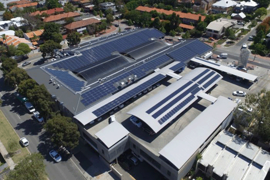 Solar shoppinbg Centre Perth