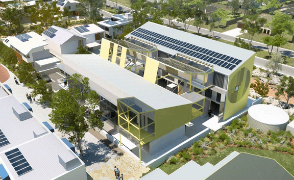 solar on apartment building