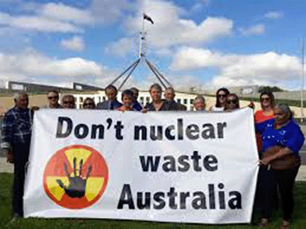 poster don't nuclear waste Australia