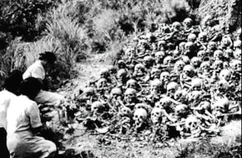skulls Hiroshima 1945